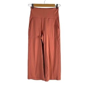 Lululemon Align Wide Leg Crop Rustic Coral SZ 4